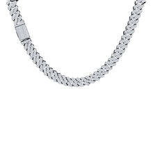 ICEHALO SILVER  MOISSANITE 10 MM CHAIN | 995251
