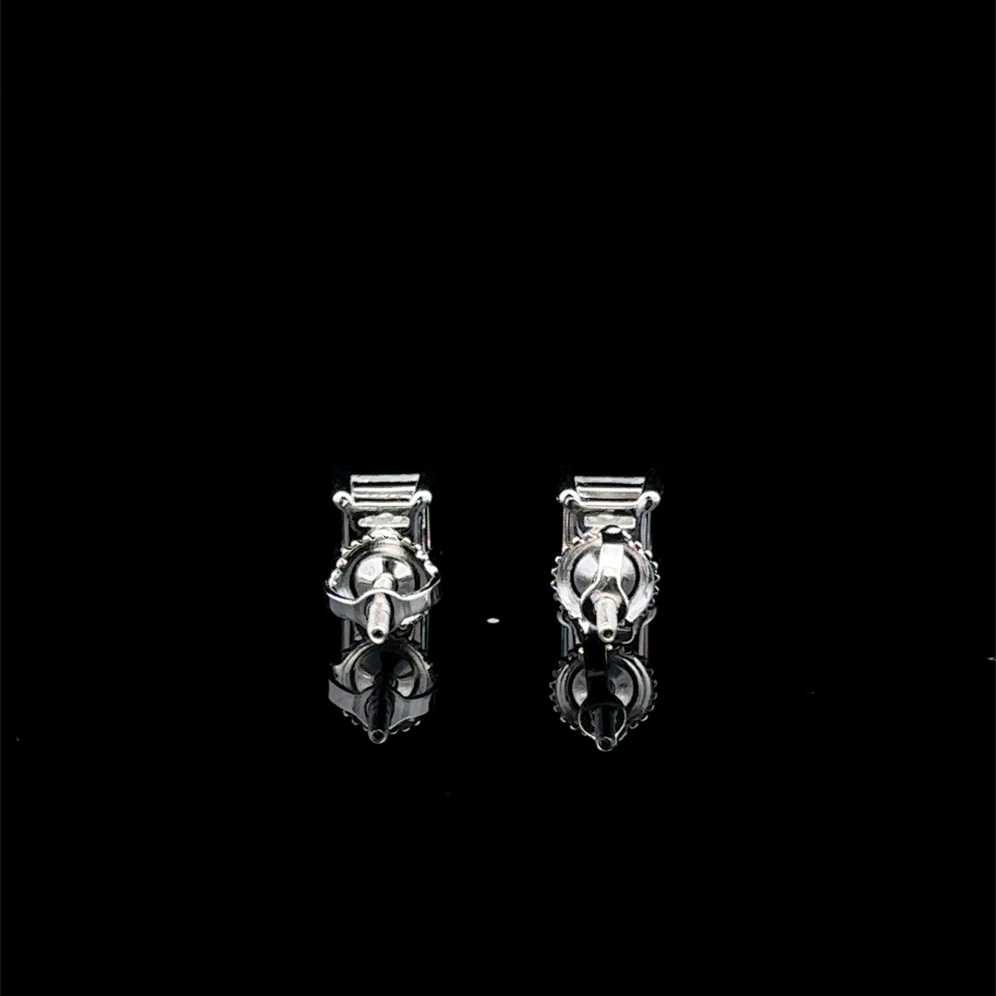 995271 | 925 Moissanite 1CTW Rhodium Earrings