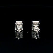 995291 | 925 Moissanite 2CTW Rhodium Earrings