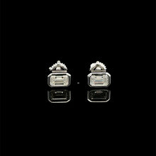 995301 | 925 Moissanite 1CTW Rhodium Earrings
