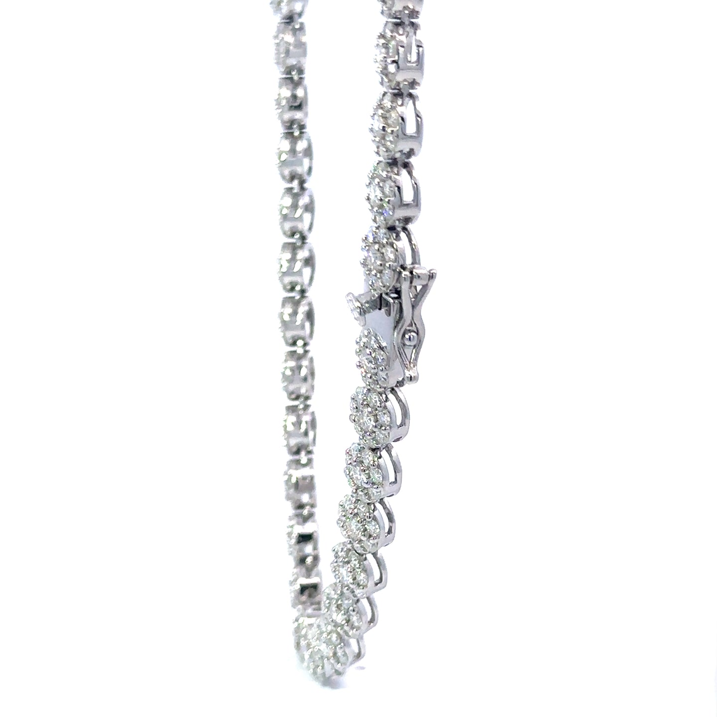 NORELL 7MM RHODIUM MOISSANITE ICED OUT CHAIN  |  995321