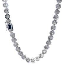 NORELL 7MM RHODIUM MOISSANITE ICED OUT CHAIN  |  995321