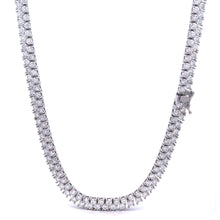 ELVORO 5MM RHODIUM MOISSANITE ICED OUT CHAIN  |  995441