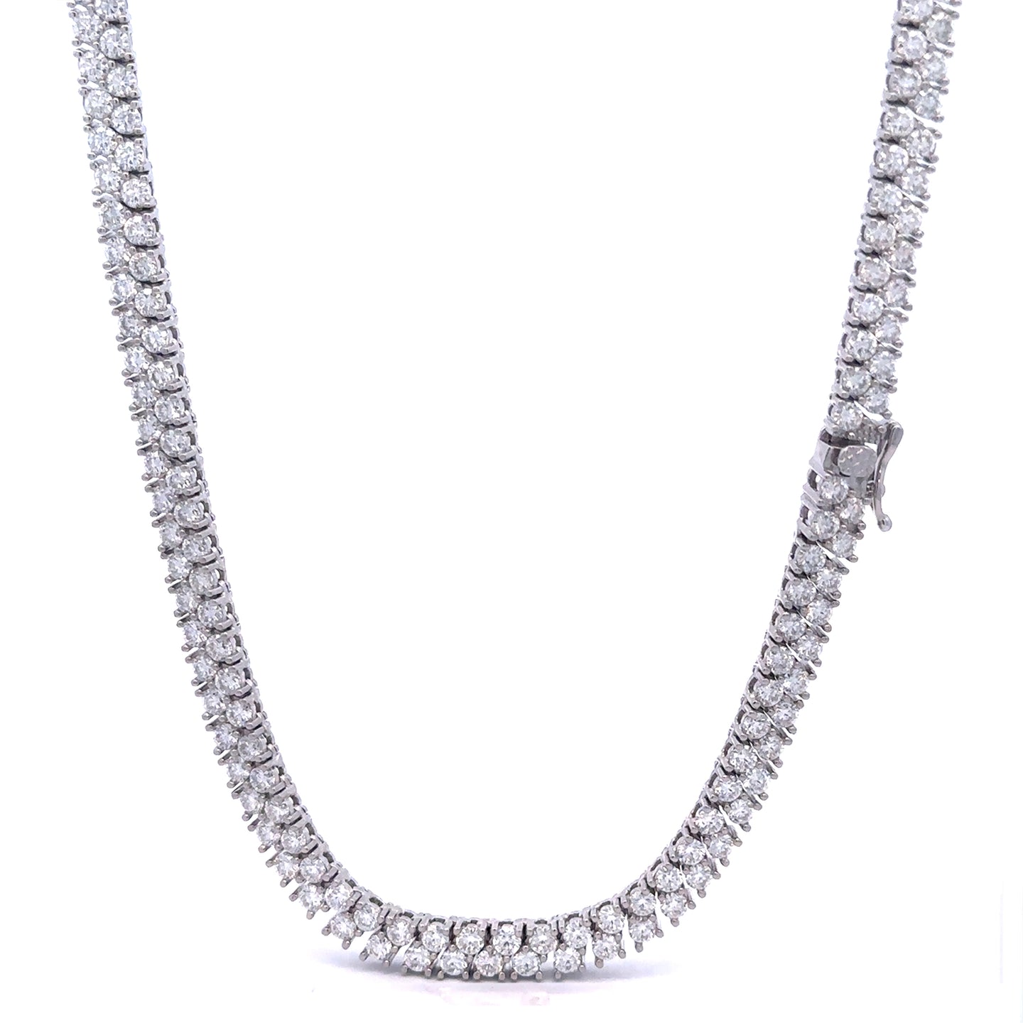 ELVORO 5MM RHODIUM MOISSANITE ICED OUT CHAIN  |  995441