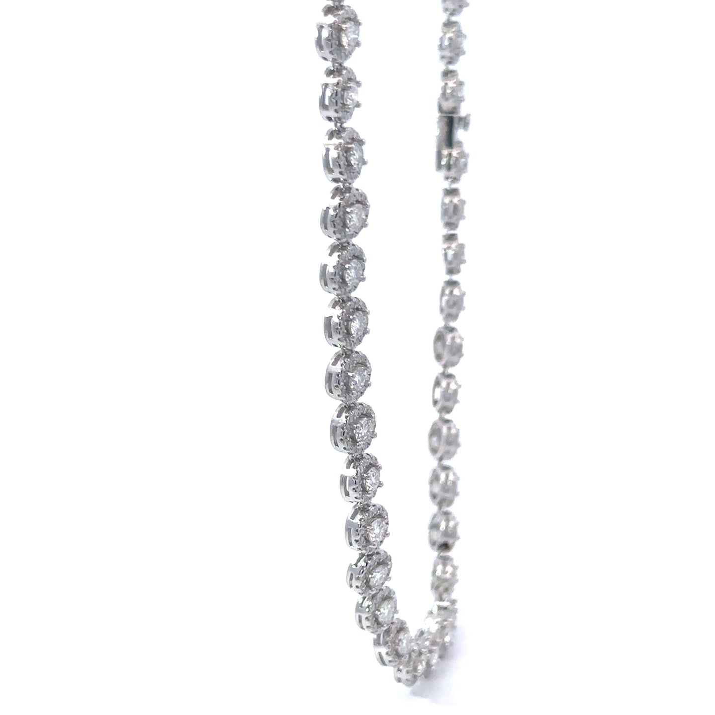 JARELO 6MM RHODIUM MOISSANITE ICED OUT CHAIN  |  995471