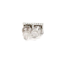 EXALTED 0.33 CTW 925 RHODIUM MOISSANITE ICED OUT EARRING | 995581