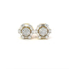 TRANSCEND 1.04 CTW 925 GOLD MOISSANITE ICED OUT EARRING | 995632