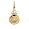 MYSTIQUE 3.27 CTW 925 CZ MOISSANITE GOLD PENDANT I 995782