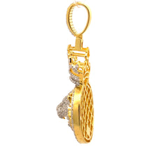 MYSTIQUE 3.27 CTW 925 CZ MOISSANITE GOLD PENDANT I 995782