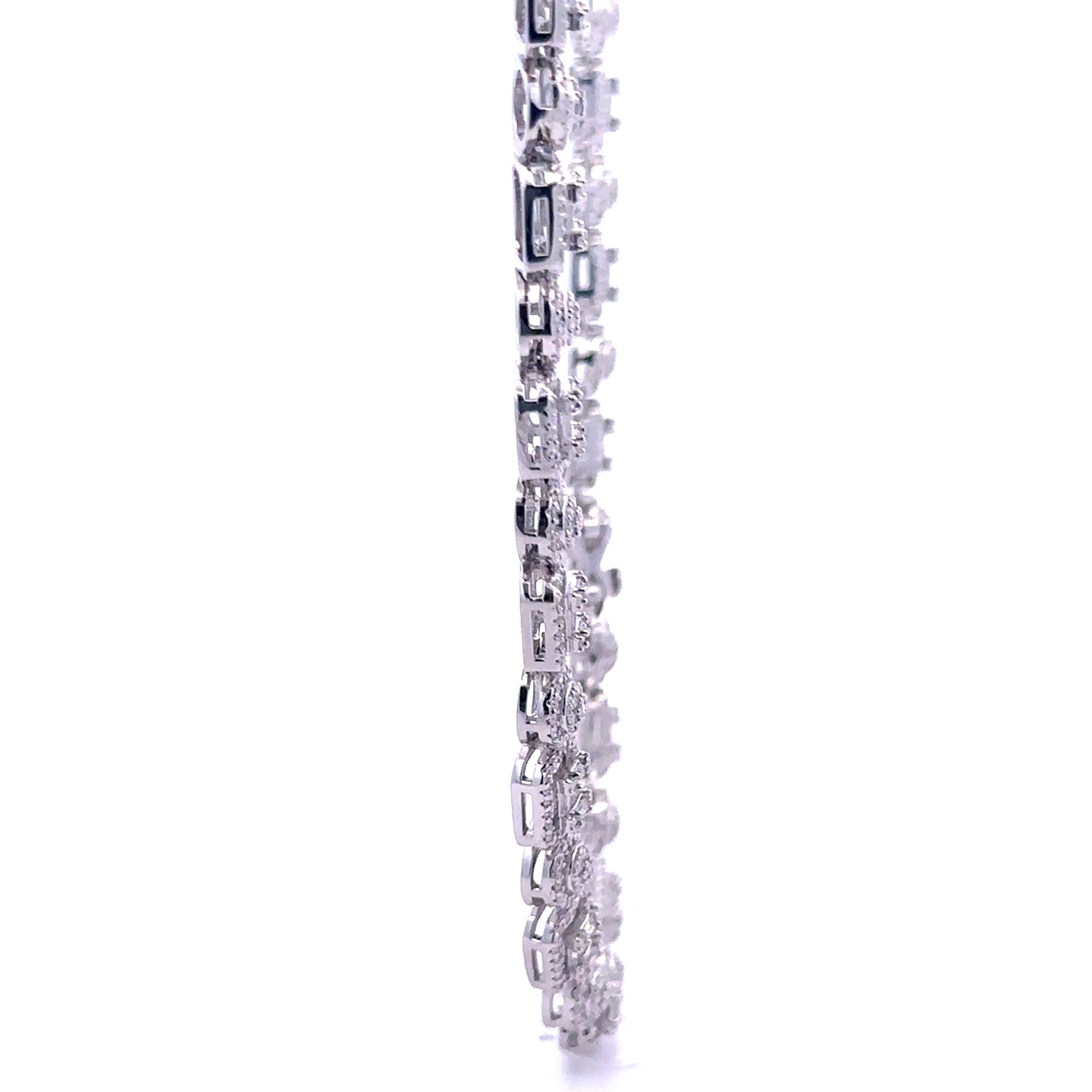 ASVARA 7MM RHODIUM MOISSANITE ICED OUT CHAIN  |  995821