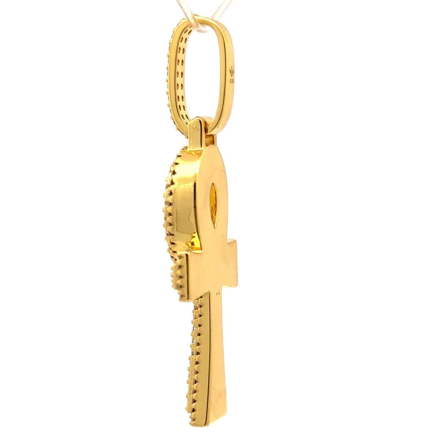 CALYPSO 2.05 CTW 925 CZ MOISSANITE GOLD PENDANT I 995892