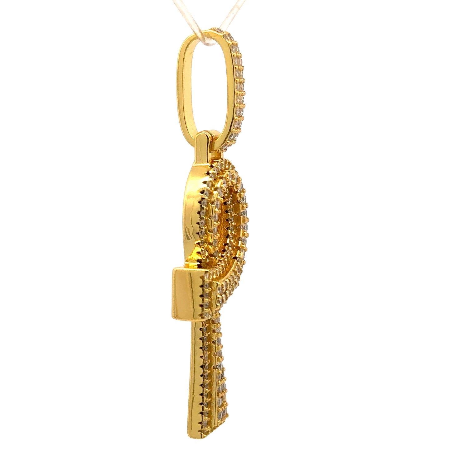 CALYPSO 2.05 CTW 925 CZ MOISSANITE GOLD PENDANT I 995892