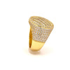 ELAREAN 925 MOISSANITE MENS YELLOW GOLD ICED OUT RING | 996062
