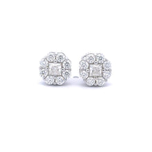 ELSINORE 1.04 CTW 925 RHODIUM MOISSANITE ICED OUT EARRING | 996131