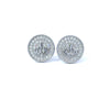 VALERIOUS 0.42 CTW 925 RHODIUM MOISSANITE ICED OUT EARRING | 996141