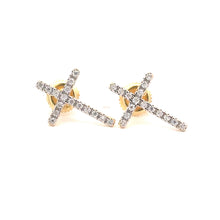 DRACONIS 0.24 CTW 925 GOLD MOISSANITE ICED OUT EARRING | 996152