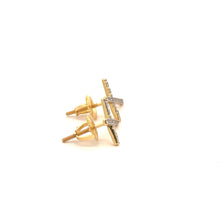 DRACONIS 0.24 CTW 925 GOLD MOISSANITE ICED OUT EARRING | 996152