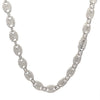 SUBLIME 10.11 CTW 8 MM RHODIUM MOISSANITE ICED OUT CHAIN  |  996481