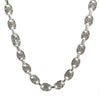 SUBLIME 10.11 CTW 8 MM RHODIUM MOISSANITE ICED OUT CHAIN  |  996481