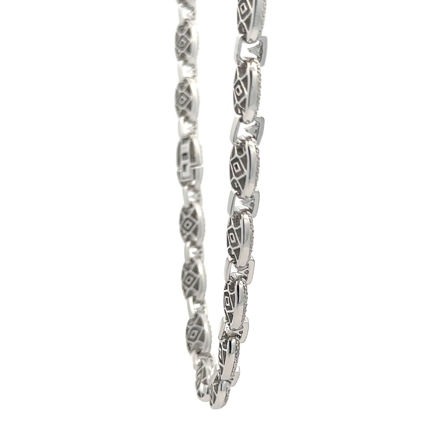 SUBLIME 8MM RHODIUM MOISSANITE ICED OUT CHAIN  |  996481