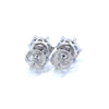 COROLLET 0.46 CTW 925 RHODIUM MOISSANITE ICED OUT EARRING | 996711