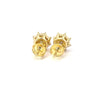 FLORET 0.4 CTW 925 GOLD MOISSANITE ICED OUT EARRING | 996732