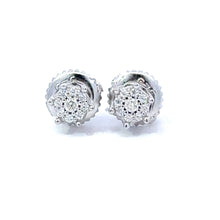 ARCANE 0.14 CTW 925 RHODIUM MOISSANITE ICED OUT EARRING | 996741