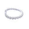 LORE 3.3 CTW 7MM CZ RHODIUM MOISSANTE ICED OUT BRACELET |  996791