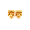 ISOLDE 0.43 CTW 925 GOLD MOISSANITE ICED OUT EARRING | 996812