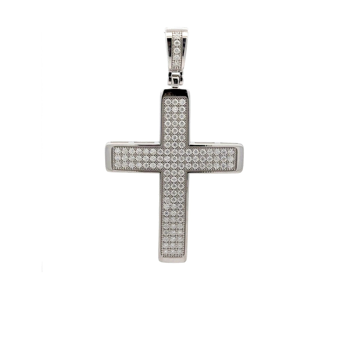 FENRIR 925 CZ MOISSANITE RHODIUM ICED OUT PENDANT I 997051