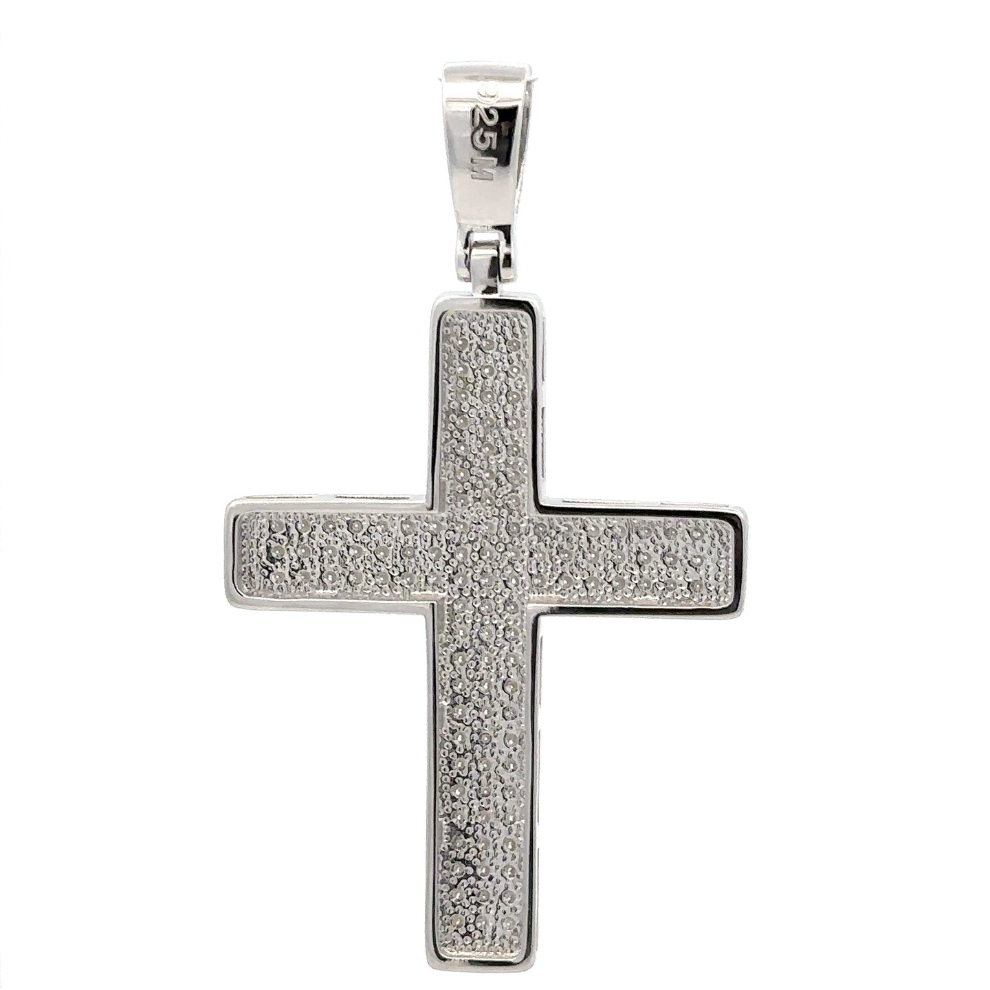 FENRIR 925 CZ MOISSANITE RHODIUM ICED OUT PENDANT I 997051