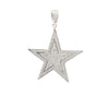 STELLAR 925 CZ MOISSANITE RHODIUM ICED OUT PENDANT I 997071