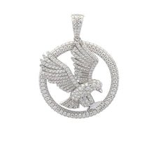 HARPY 925 CZ MOISSANITE RHODIUM ICED OUT PENDANT I 997081