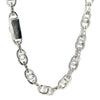 TALMAR 20.79 CTW 20" RHODIUM MOISSANITE ICED OUT CHAIN  |  997111