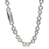 DATHIR 15.89 CTW 20" RHODIUM MOISSANITE ICED OUT CHAIN  |  997131