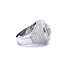 KIAN 925 MOISSANITE RHODIUM ICED OUT RING | 997331