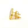 AVELORA 0.91 CTW 925 GOLD MOISSANITE ICED OUT EARRING | 997362