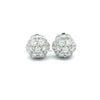 CRESSIDA 0.87 CTW 925 RHODIUM MOISSANITE ICED OUT EARRINGS | 997371