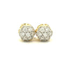 CRESSIDA 0.87 CTW 925 GOLD MOISSANITE ICED OUT EARRING | 997372