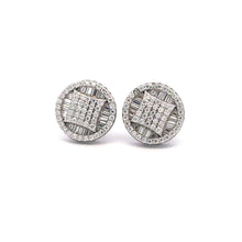 MORWANNA 0.98 CTW 925 RHODIUM MOISSANITE ICED OUT EARRINGS | 997381