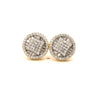 MORWANNA 0.96 CTW 925 GOLD MOISSANITE ICED OUT EARRING | 997382