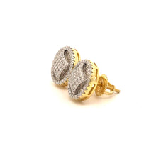 MORWANNA 0.96 CTW 925 GOLD MOISSANITE ICED OUT EARRING | 997382