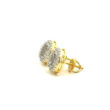 LYRIELLA 1.24 CTW 925 GOLD MOISSANITE ICED OUT EARRING | 997392