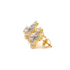 VIORA 1.54 CTW 925 GOLD MOISSANITE ICED OUT EARRING | 997402