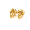 CAEL 0.73 CTW 925 GOLD MOISSANITE ICED OUT EARRING | 997412