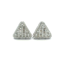 NIRA 1.01 CTW 925 RHODIUM MOISSANITE ICED OUT EARRING | 997421