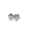 NOVAE 0.74 CTW 925 RHODIUM MOISSANITE ICED OUT EARRING | 997431