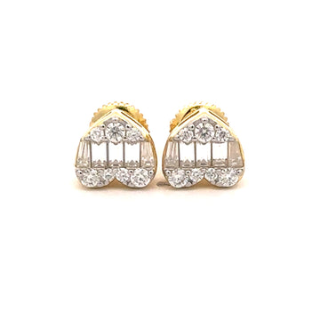 NOVAE 0.76 CTW 925 GOLD MOISSANITE ICED OUT EARRING | 997432