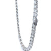 MIRA 64.08 CTW 6 MM 20" RHODIUM MOISSANITE ICED OUT CHAIN  |  997601