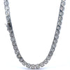 MIRA 64.08 CTW 6 MM 20" RHODIUM MOISSANITE ICED OUT CHAIN  |  997601